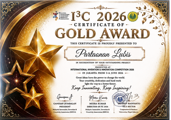 Gold Award – International Invention & Innovation Competition 2026