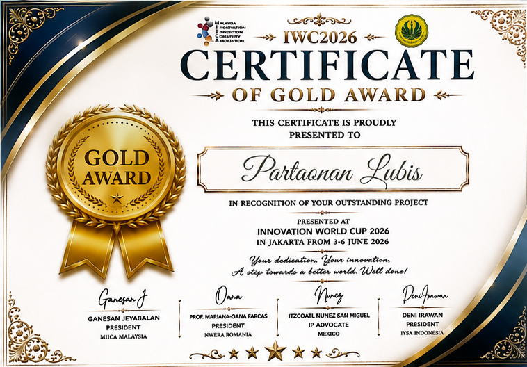 Gold Award – Innovation World Cup 2026